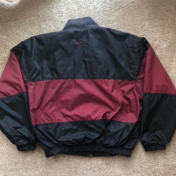 COPY - Women’s VINTAGE Nike Black/Maroon Windbreaker Jacket sz M (8-10) - Picture 8 of 16